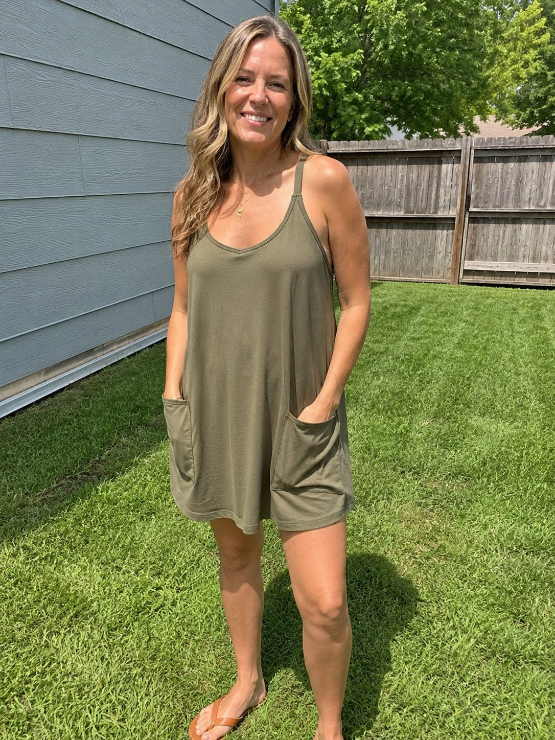 the Sola bralette dress lifestyle image 2