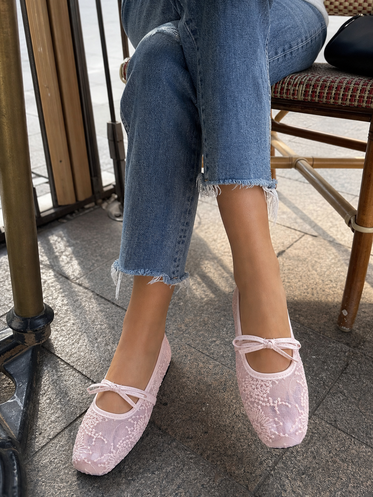 the elodie lace flats