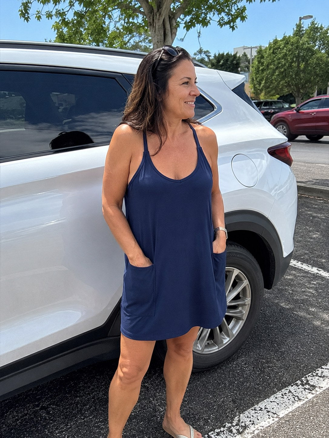 the Sola bralette dress lifestyle image 8