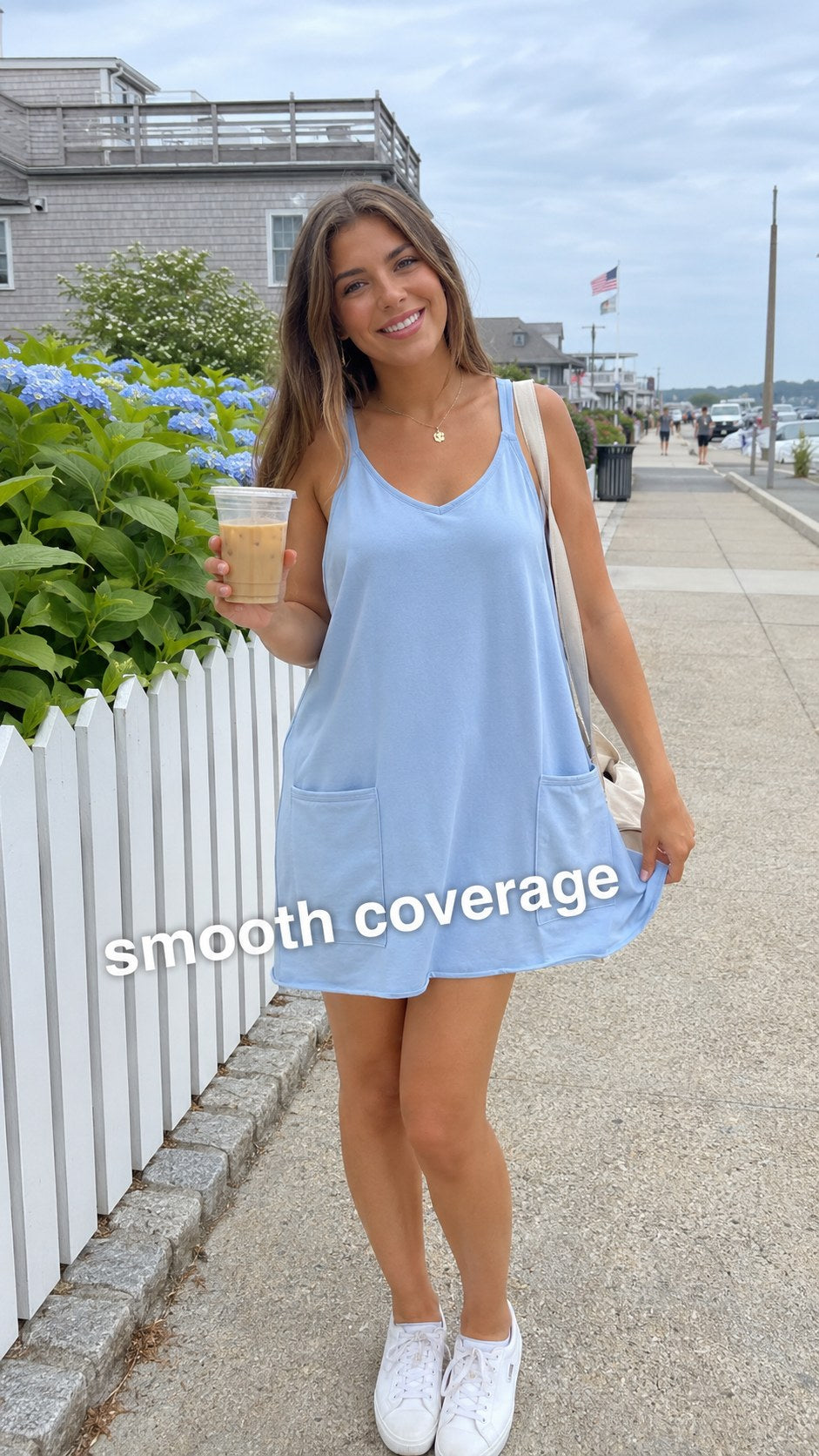 the Sola bralette dress in Oxygen Blue - image 2